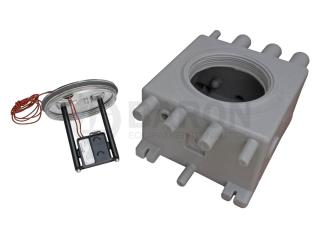 Sumidero - Para ducha - Gabinete 8Lts Whale, bomba 13,4 Lts