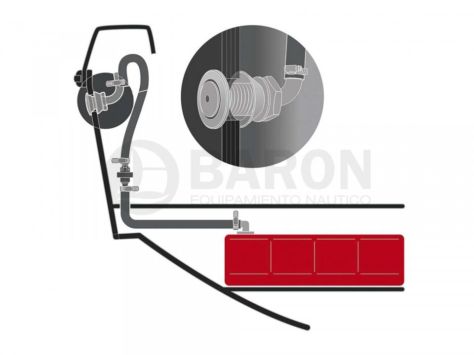 Sistema de combustible Venteo de tanque