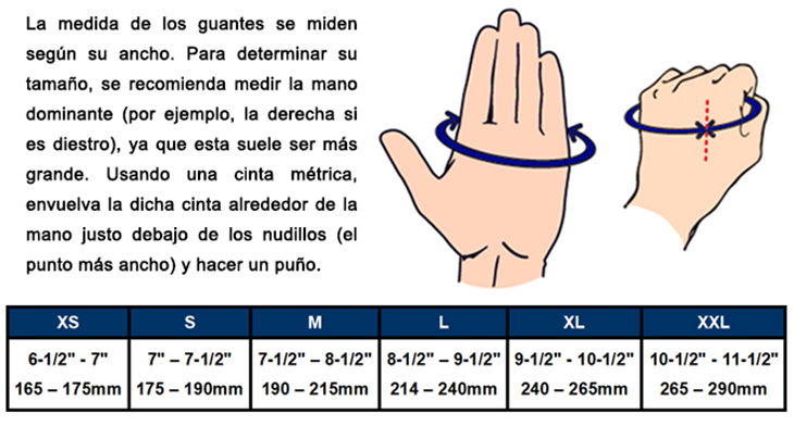 Guante Sailing 5 dedos cortados con doble protección - Talle XS